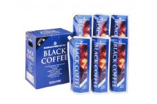 5-326 ＜キャラバンコーヒー＞南アルプスの天然水使用 ブラックコーヒー無糖 6本入　ALPDI015