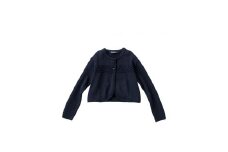 6-155 【ファミリア】ポレロネイビー　綿50％　アクリル50％　※１３０ｃｍ　ALPEB028-NV-130