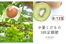 南アルプス市からのちいさな贈り物！少量くだもの定期便 ALPAJ003