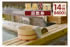 北杜市内温泉7施設周遊可能 回数券