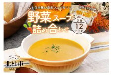 【種類はおまかせ】八ヶ岳南麓のこだわり農家さんが育てた野菜を使ったスープの詰め合わせ12パック(3種×4パック入)