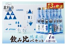 名山の水　山の酒　純米酒　飲み比べ7本セット