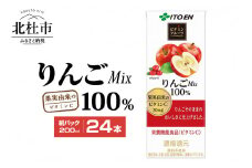 ビタミンフルーツ りんごMix 100% 24本 伊藤園 紙パック 200ml