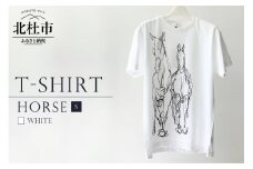 HORSE T-SHIRT【Sサイズ／WHITE】