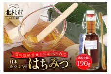 日本みつばちのはちみつ（山桜の匙と） はちみつ 190g 山桜の匙 1本 セット ハニー 非加熱濾過 ハチミツ 日本みつばち 国内流通量０.1% 山桜 スプーン 手作り 清里高原 八ヶ岳 山梨県北杜市
