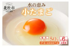 定期便　水の恵み小卵（全６回）