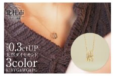 K18YG&WG&PG　3カラーダイヤモンドリングペンダント ペンダント ネックレス リングペンダント アクセサリー レディース ジュエリー K18 イエローゴールド ホワイトゴールド ピングゴールド ダイヤモンド 鑑別書付 保証書付 ジュエリーケース付 