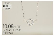 K18 天然ダイヤモンド　HALO　ネックレス【K18WG】 ネックレス ダイヤ K18 WG 天然 ダイヤモンド HALO 鑑別書付 保証書付 ジュエリーケース付 プレゼント