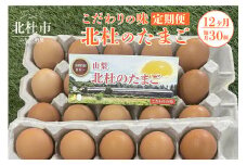 ☆彡12か月定期便☆彡　北杜のたまご（30個入）