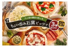 八ヶ岳の素材で作った石窯ピザ　おうちごはん　ちょい呑み３枚セット