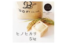 ヒノヒカリ　　5kg　[山梨 お米]