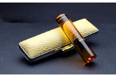 【 宝石印鑑 】シトリン15mm　～ そらのハンコ工房 ～　[山梨 はんこ 印鑑 誕生石]