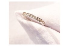K18WG　リング　ダイヤ　0.5ct　[山梨 ダイヤモンド アクセサリー リング]