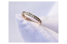 K18ピンク　リング　ダイヤ　0.5ct　[山梨 ダイヤモンド アクセサリー リング]