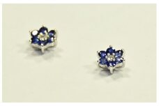 K18WG　ピアス　0.02ct　[山梨 ダイヤモンド ピアス アクセサリー]