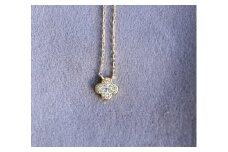 K18　ペンダント　ダイヤ　0.08ct　[山梨 ダイヤモンド ネックレス ペンダント]