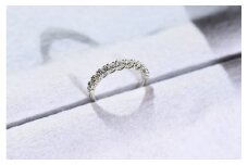 K18WG　リング　ダイヤ　0.75ct　[山梨 ダイヤモンド リング ]