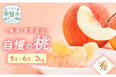 【先行予約2025年/令和7年発送分】桃　2㎏　小箱 　[山梨 桃 先行予約]