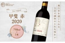サントリー登美の丘ワイナリー フロムファーム　甲斐　赤　2020 750ml ワイン 赤ワイン オリジナルワイン 甲斐市 辛口 山梨 H-75