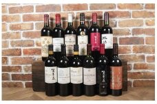 【定期便】バラエティー赤ワイン飲み比べ１２本セット　AD-245