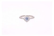 Pt999 プラチナ ブルー 非加熱 サファイアダイヤモンド リング 指輪 ジュエリー 人気 おすすめ レディース 非加熱サファイア 0.6ct ダイヤ 0.26ct カラット ナチュラル  山梨県 甲斐市 AQ-178 SJ-91