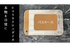 本物を日常に《ヒマラヤクロコダイルのパスケース》