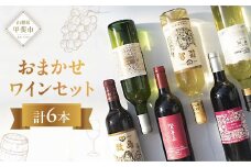 甲斐市ワイン　おまかせワイン6本セット　山梨県 甲斐市 AD-276