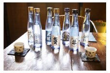  山梨地酒　名山の水　山の酒　純米酒飲み比べ7本セット 100-009