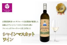 山梨県産 シャインマスカット 100％ワイン750ml×1本 　 088-008