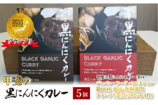 甲斐の黒にんにくカレー 5個入り 082-009