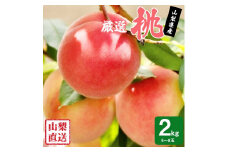 <25年発送先行予約> 厳選!!池田青果の桃　2kg　5～8玉 173-004