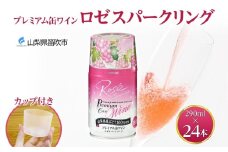 プレミアム缶ワイン ロゼスパークリング 290ml 24本入 モンデ酒造 177-4-010