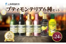 プティモンテリア スパークリング ロゼ 6種 飲み比べ 24本入 モンデ酒造 177-4-032