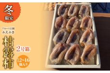 ＜25年12月から発送 先行予約＞山梨県笛吹市産 ころ柿 枯露柿 中 2号箱(12～16個) 156-014