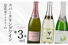 笛吹スパークリングワイン3本セット 157-027