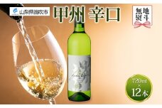 《無地熨斗 対応可》甲州辛口  720ml×12本 177-4-069