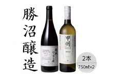 勝沼醸造　穂坂ベーリーA・甲州ヴィンテージ2本セット 167-049