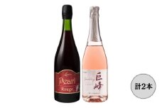 ルミエールパールルージュ・モンデ酒造巨峰スパークリング　2本セット 167-148