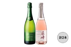 ルミエールデラウェア・モンデ酒造巨峰スパークリングワイン2本セット  167-159