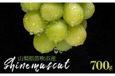 ＜25年発送先行予約＞シャインマスカット 1房 700g 山梨県笛吹市産 235-001