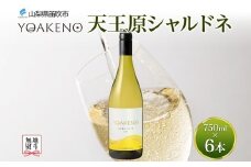 無地熨斗 YOAKENO 天王原シャルドネ 6本 750ml 白ワイン 辛口 お酒 酒 宅飲み 家飲み 晩酌 ご褒美 お祝い パーティー 記念日 人気 送料無料 モンデ酒造 山梨県 笛吹市 177-4-091-noshi