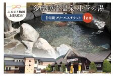 多摩源流小菅の湯　一年フリーパスチケット