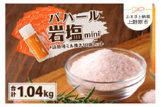 パハール岩塩mini＋詰替用ミル挽粉末100ｇ×10袋