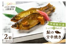 甲州桂川産 鮎の甘辛焼き【常温保存が可能なタイプ】