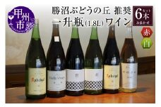 勝沼ぶどうの丘推奨一升瓶ワイン 6本セット（KBO）H-650