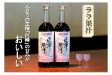 ララ果汁巨峰果汁2本セット B12-712