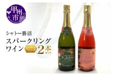シャトー勝沼が贈る『スパークリングワイン』ロゼ白２本セット（MG）B12-654【ワイン シャトー勝沼 スパークリングワイン 甲州市 山梨県】