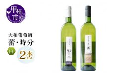 大和葡萄酒が贈る『蕾』『時分』甲州ワイン飲み比べ２本セット（MG）B16-650