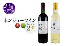 ホンジョーワインおすすめ赤白2本セット（MG）B13-653