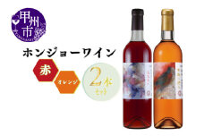 ホンジョーワイン赤・オレンジ飲み比べセット（MG）B19-650 【ワイン シャトー・ホンジョー オレンジワイン 赤ワイン 甲州市 山梨県】